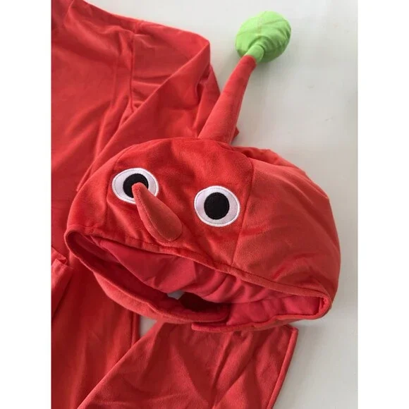 Disguise Kids Classic Pikmin Red Pikmin Jumpsuit Costume Small 4-6 - Picture 8 of 13